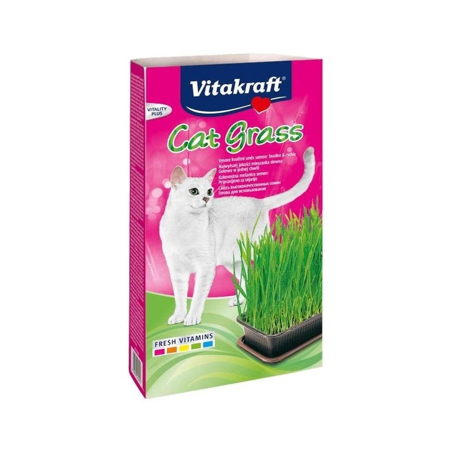 Vitakraft cat grass - kit para gatos - 120 g