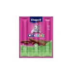 Goma para gatos vitakraft catstick mini chicken with grass  3 piezas