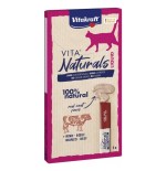 Golosina para gatos vitakraft vita naturals carne de vacuno líquida 5x15 g