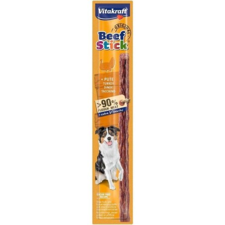 Golosina para perros vitakraft beef stick with turkey  12 g