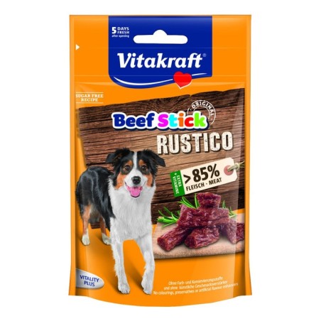 Golosina para perros  vitakraft beef stick rustico  55 g