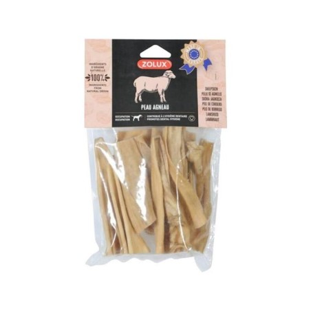 Golosina zolux de piel de cordero para perros - 200g