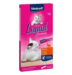 Golosinas para gatos vitakraft snack líquido pato  6 x 15 g