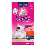 Golosinas para gatos vitakraft snack líquido pato  6 x 15 g