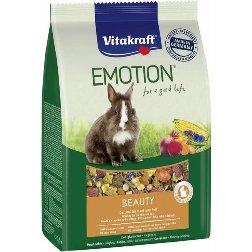 Vitakraft emotion beauty - alimento seco para conejo - 600 g