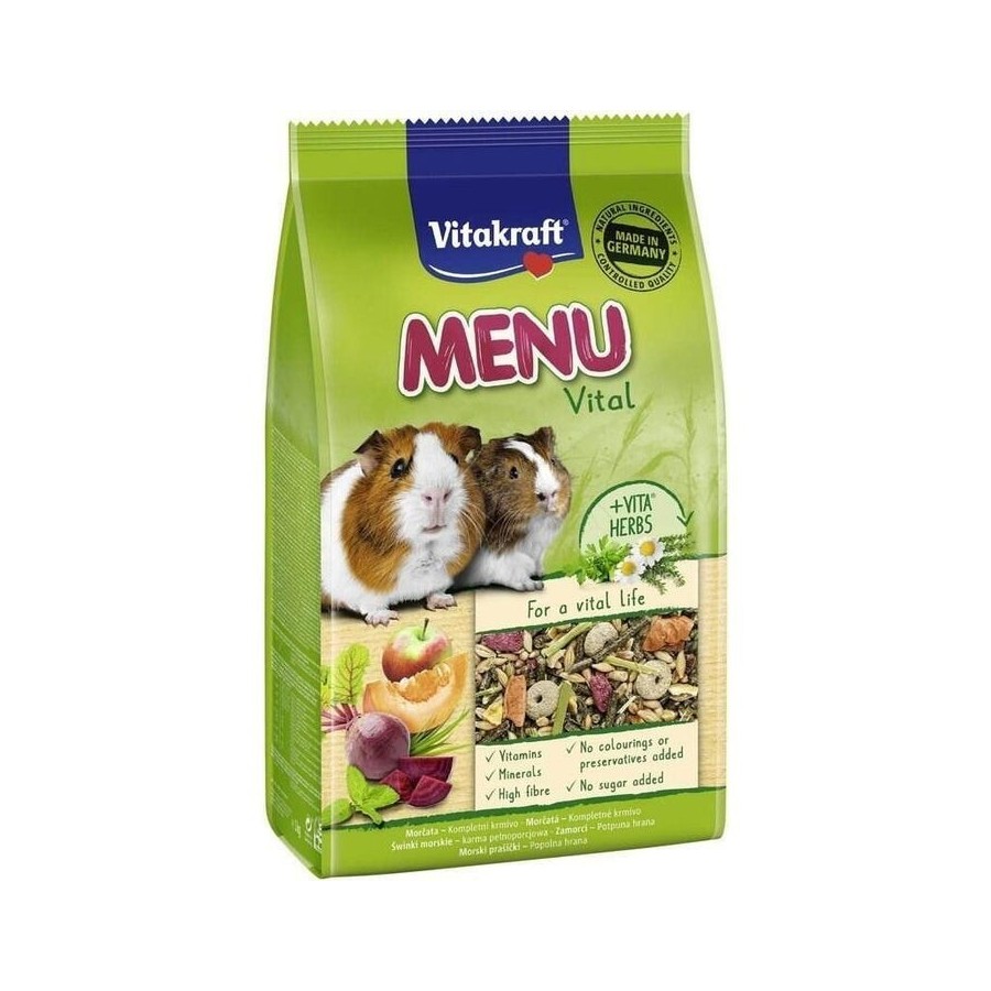 Comida para cobayas vitakraft menu vital  1kg