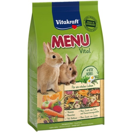 Vitakraft menu vital - comida para conejos - 3kg
