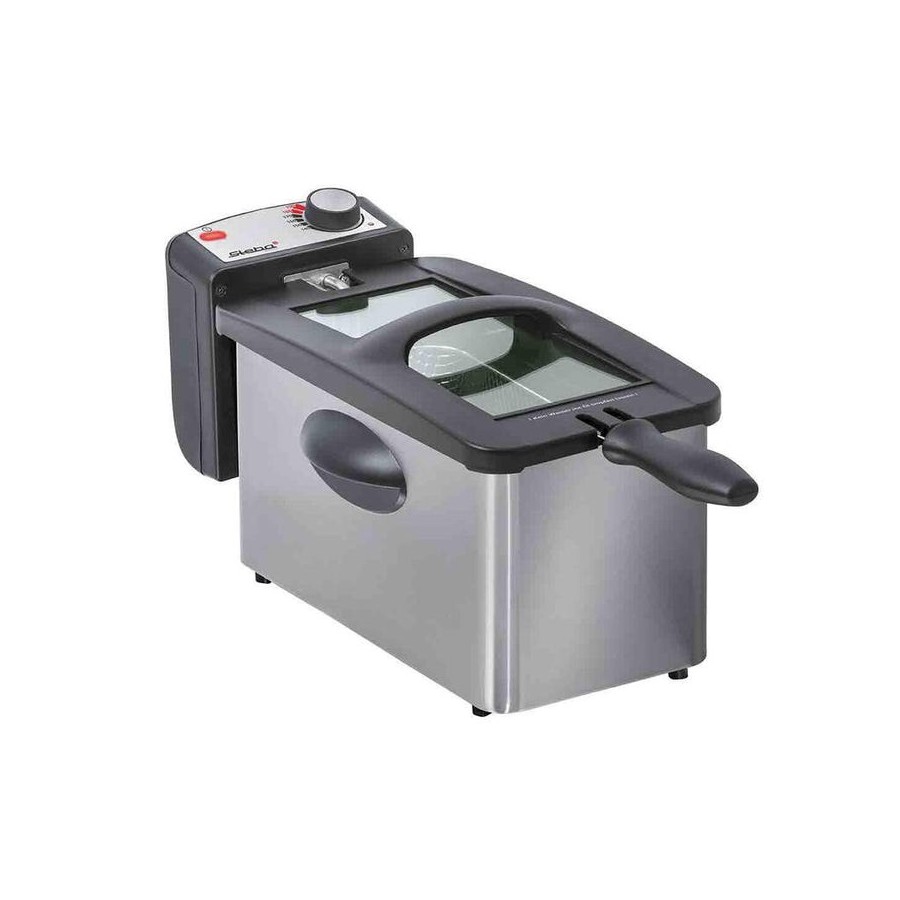 Freidora steba df 180 sencillo 3 l independiente 2000 w acero inoxidable