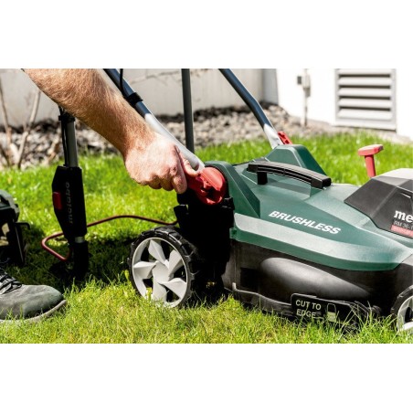 Cortacésped  metabo rm 36-18 ltx bl 36  de empuje a gasolina batería negro