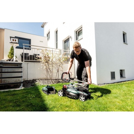 Cortacésped  metabo rm 36-18 ltx bl 36  de empuje a gasolina batería negro
