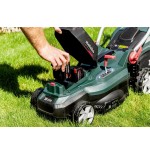 Cortacésped  metabo rm 36-18 ltx bl 36  de empuje a gasolina batería negro