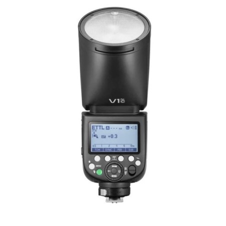 Flash godox v1pro  de videocámara negro