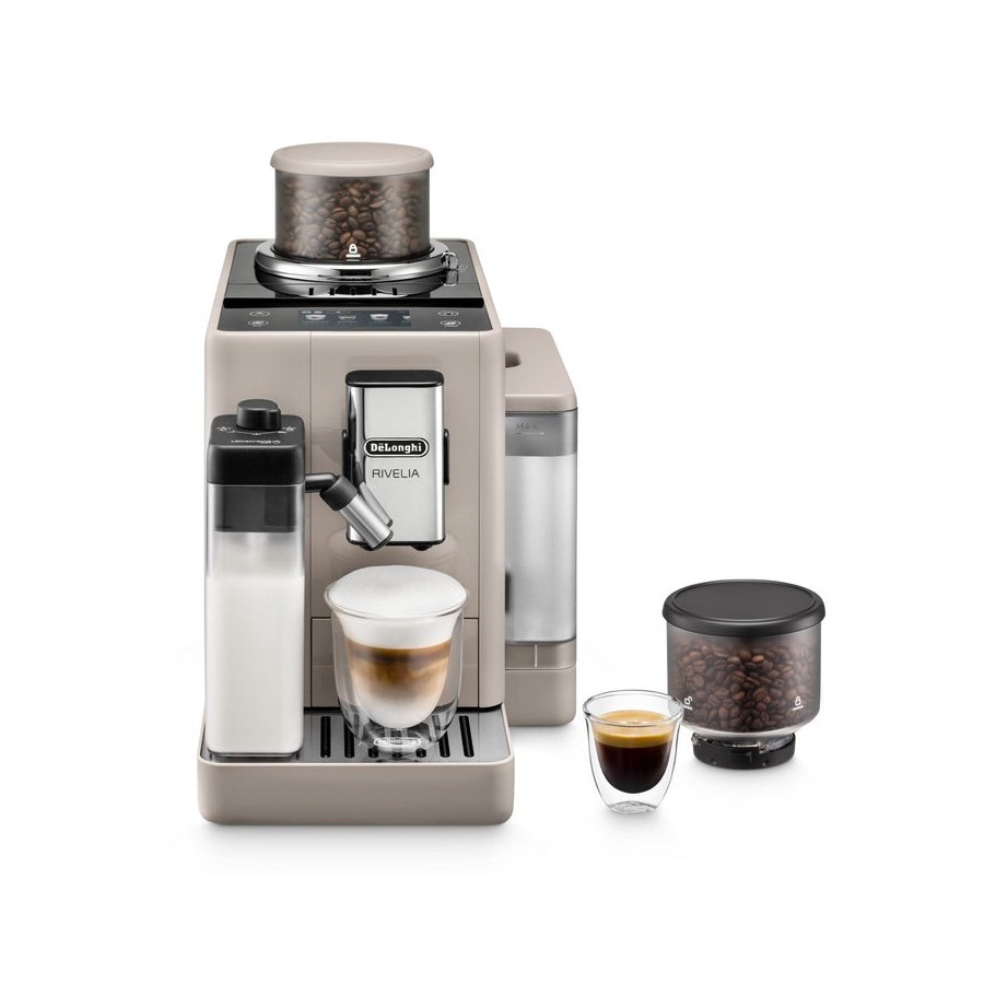 Delonghi rivelia sand beige exam440.55.bg, totalmente automático beige exam440.55.bg