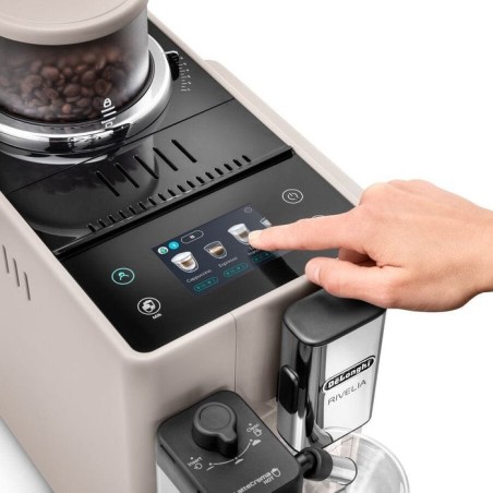 Delonghi rivelia sand beige exam440.55.bg, totalmente automático beige exam440.55.bg