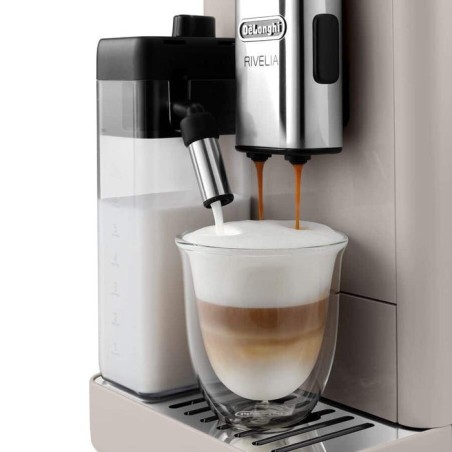 Delonghi rivelia sand beige exam440.55.bg, totalmente automático beige exam440.55.bg