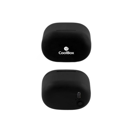 Coolbox auriculares cooljet bluetooth negro