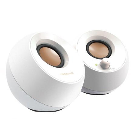 Creative altavoces pebble 2.0 usb blanco pma c