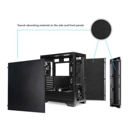 Caja pc chieftec apex q ga-01b-q-op  ga-01b-q-op