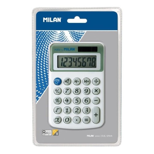 Calculadora milan 40918bl gris