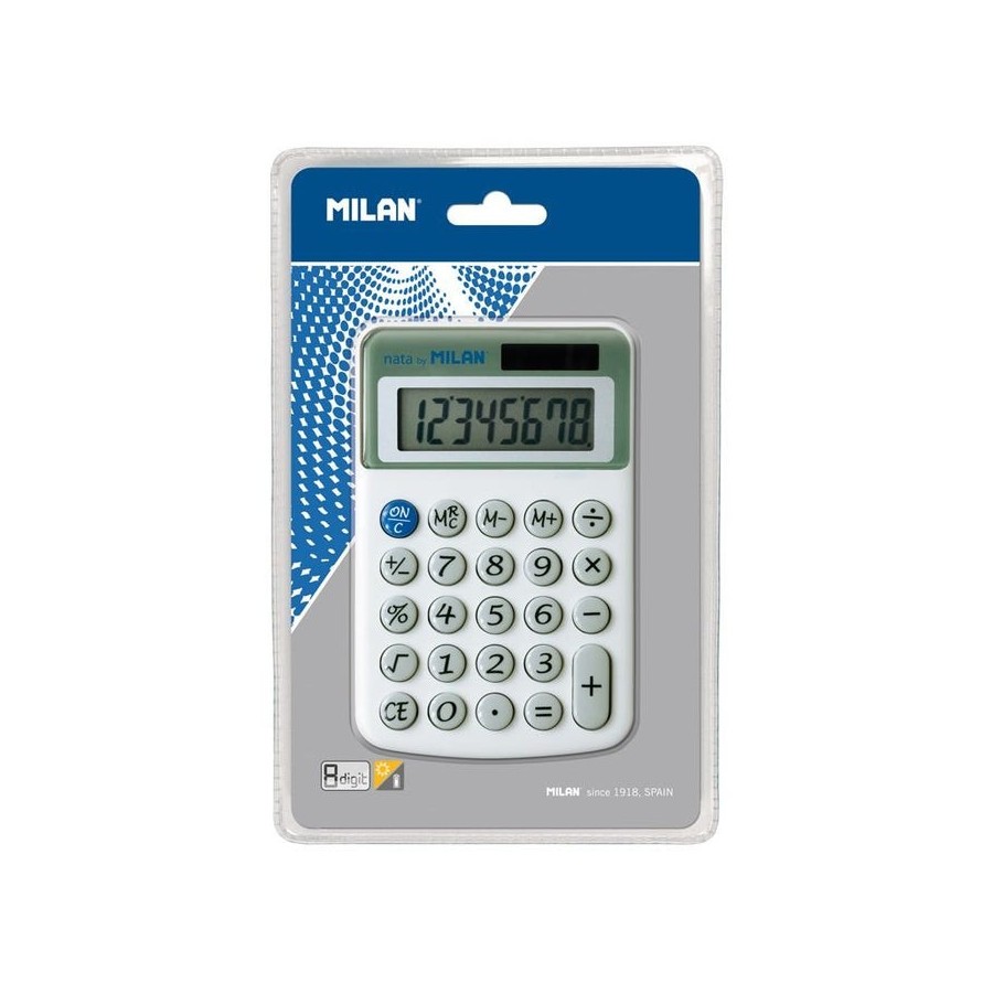 Calculadora milan 40918bl gris