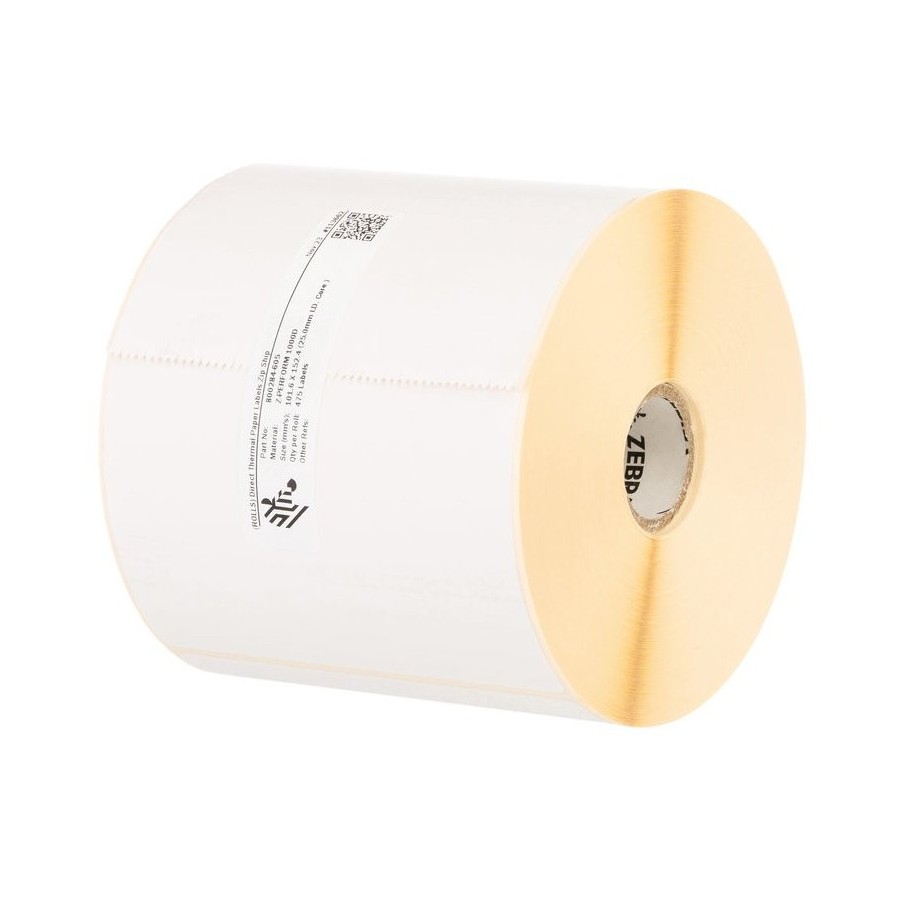 Zebra z-perform 1000d blanco etiqueta para impresora autoadhesiva