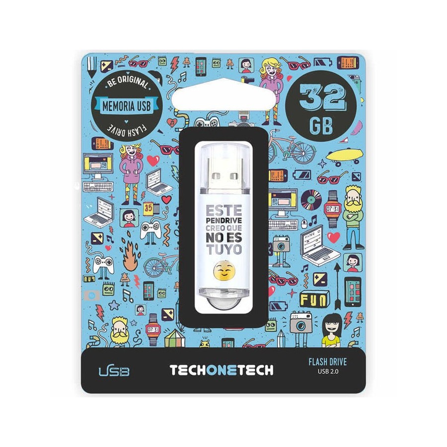 Pendrive 16gb tech one tech no es tuyo usb 2.0