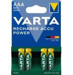 Varta pilas recargables aaa 800mah pack 4 blx4 aaa 800mah varta ready to use