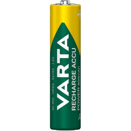 Varta pilas recargables aaa 800mah pack 4 blx4 aaa 800mah varta ready to use