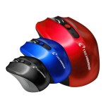 Techmade tm-xj30-bl ratón ambidextro rf inalámbrico óptico 1600 dpi