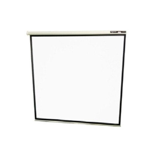 Approx pantalla mural 200x200 alta calidad tela blanco mate bordes negros 3cm