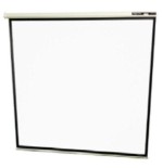 Approx pantalla mural 200x200 alta calidad tela blanco mate bordes negros 3cm