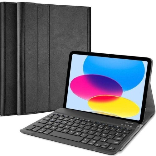 Funda con teclado just in case 8327857 bluetooth para tablet para ipad 10ª generación de 10.9' negra