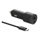 Motorola sjv102-eu black cargador de vehículo usb-a + usb-c 45w