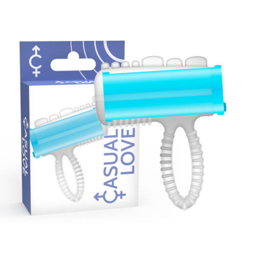 Casual love - ring tongue vibrating azul