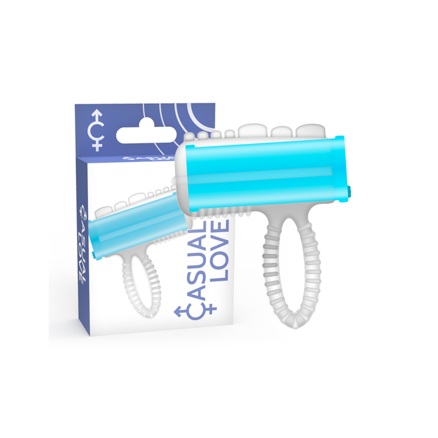 Casual love - ring tongue vibrating azul