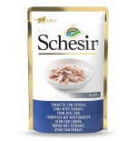 Comida húmeda para gatos schesir in jelly tuna with seabass  85 g