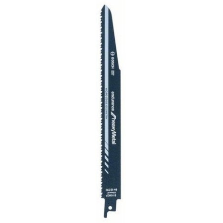 Hoja de sierra de sable bosch professional s 1130 cf endurance para metal, 25 piezas, longitud 225 mm 2608657932