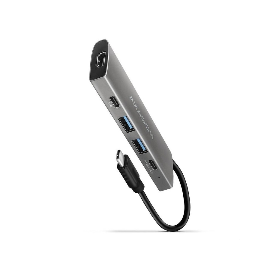 Axagon hmc-5g2 multiport-hub, usb 3.2 gen2, hdmi, 2x usb-a, 2x usb-c