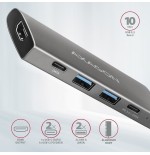Axagon hmc-5g2 multiport-hub, usb 3.2 gen2, hdmi, 2x usb-a, 2x usb-c