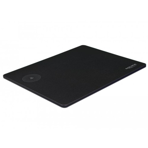 Alfombrilla delock 12595 mouse pad usb con función de carga inalámbrica