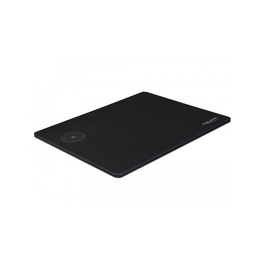Alfombrilla delock 12595 mouse pad usb con función de carga inalámbrica