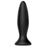 Mr play - plug anal vibrador negro recargable