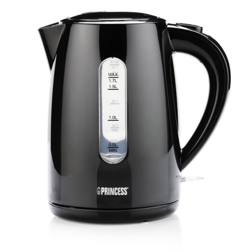 Hervidor de agua princess 236017 black style 2200w capacidad 1.7l