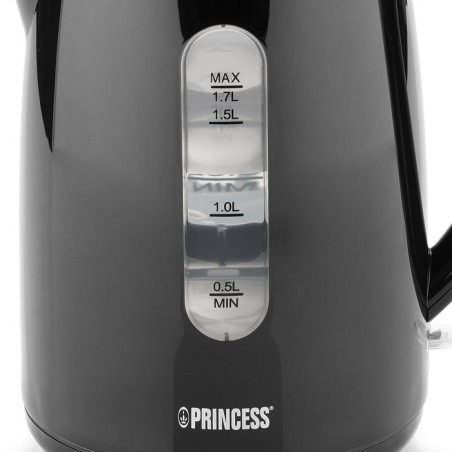 Hervidor de agua princess 236017 black style 2200w capacidad 1.7l