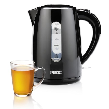 Hervidor de agua princess 236017 black style 2200w capacidad 1.7l