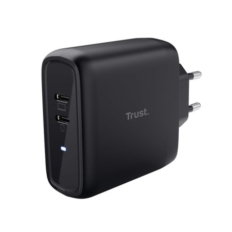 Cargador de pared trust maxo 65w 2p 2xusb tipo-c 65w