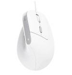 Ratón ergonómico trust bayo ii hasta 2400 dpi blanco