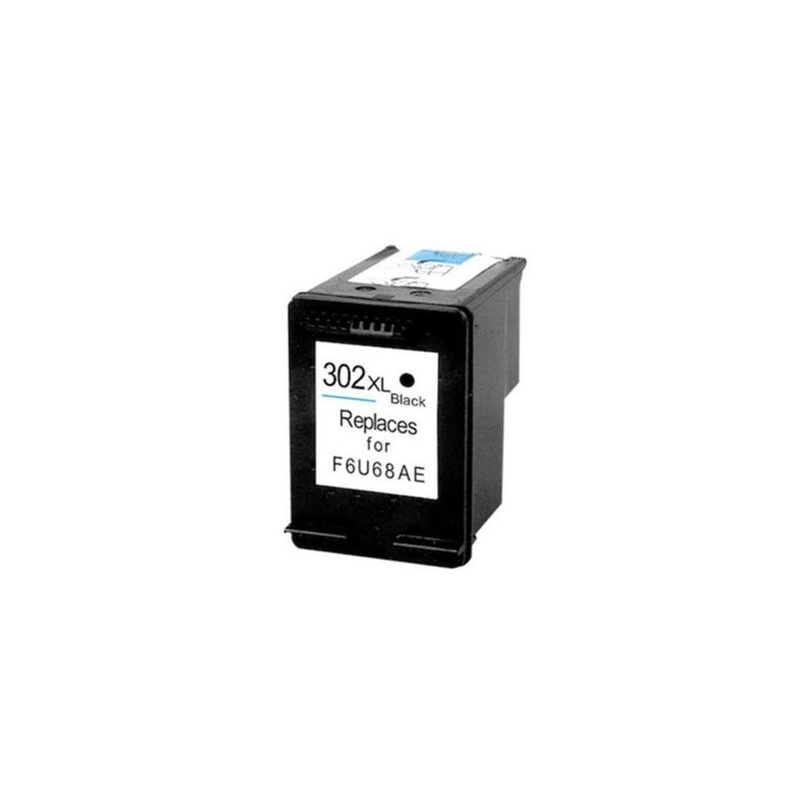 Tinta compatible hp 302xl negro f6u66ae / f6u68ae