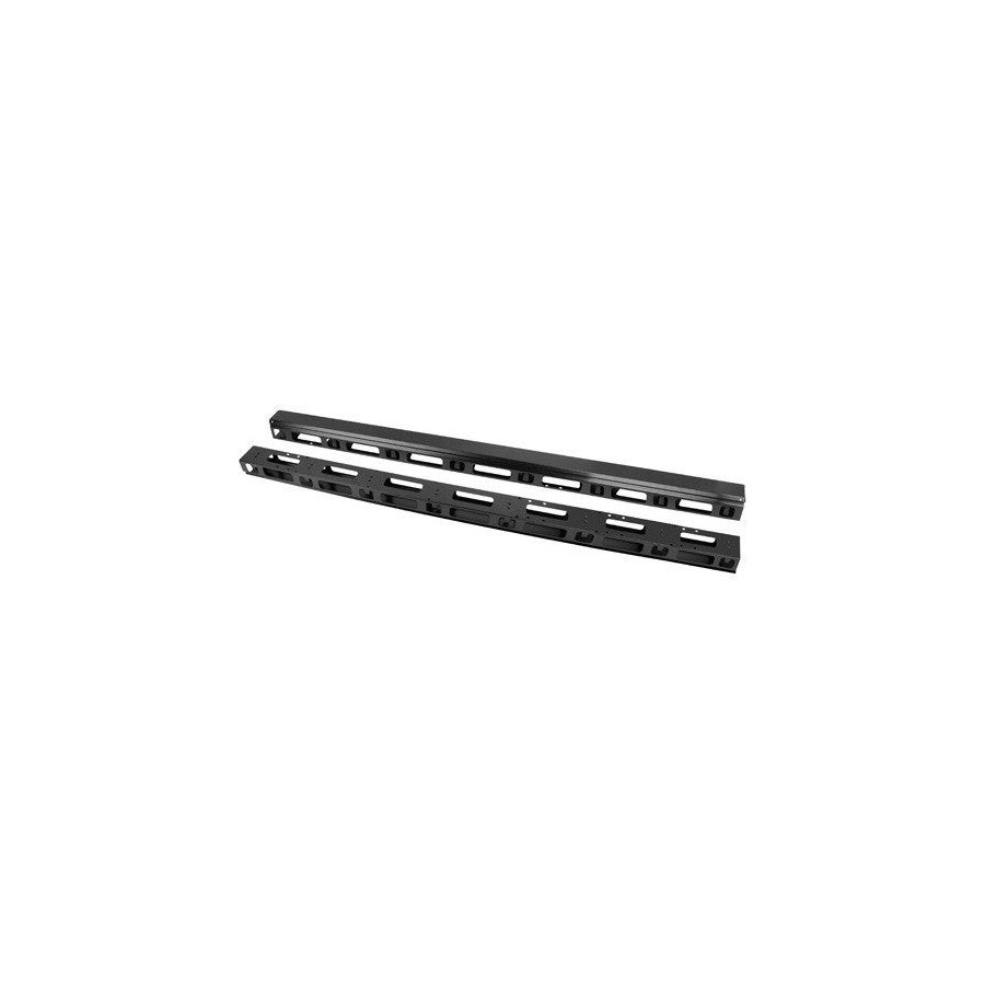 Panel organizador de cables vertical 37u para armarios independientes 19" 2unds negro