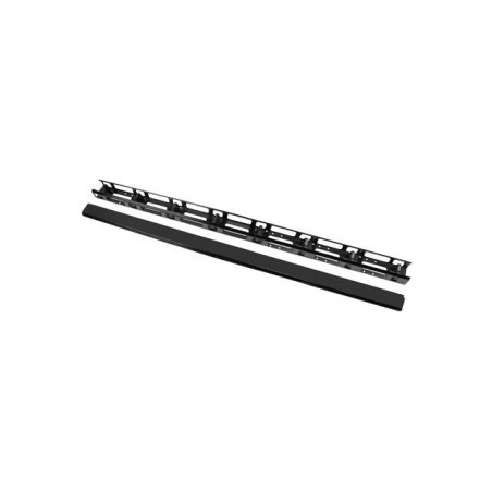 Panel organizador de cables vertical 37u para armarios independientes 19" 2unds negro